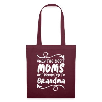 Seules les meilleures mamans sont promues à grand-mère - Sac en tissu - bordeaux - Devant