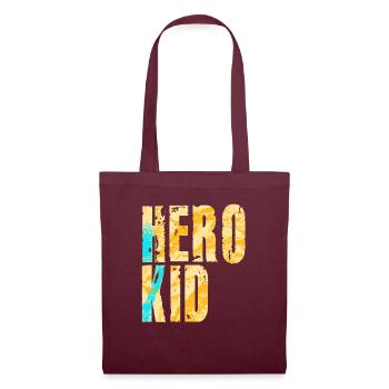 Héros Kid - Sac en tissu - bordeaux - Devant