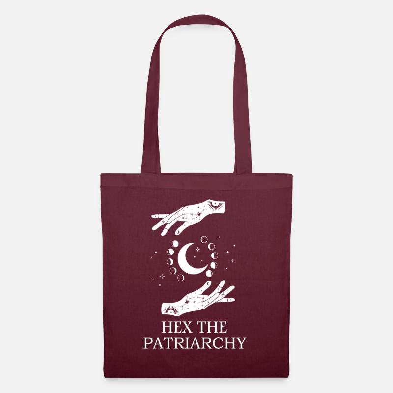 Hex The Patriarchy - Tote Bag - burgundy