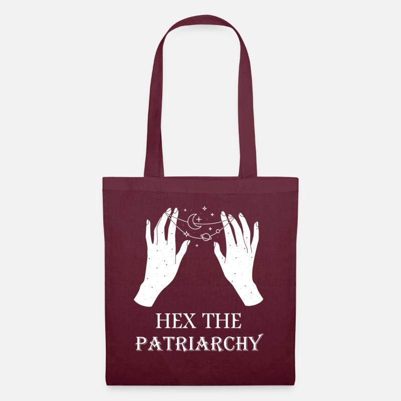 Hex The Patriarchy - Stoffbeutel - Burgunderrot