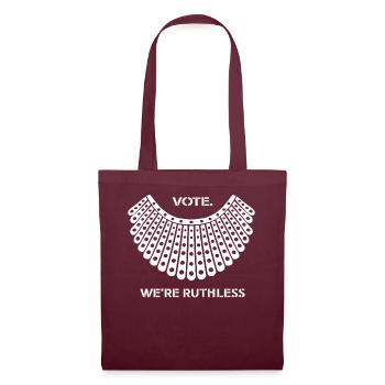 Women's Rights Vote We're Ruthless Human And Women - Tote Bag - burgundy - Front