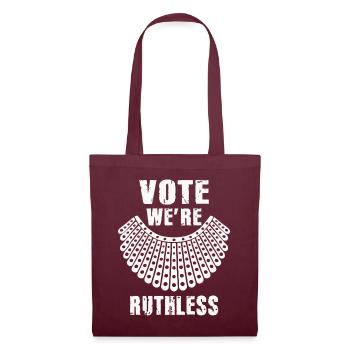 Women's Rights Vote We're Ruthless Human And Women - Tote Bag - burgundy - Front