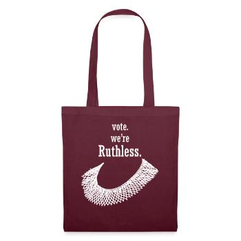 Women's Rights Vote We're Ruthless Human And Women - Tote Bag - burgundy - Front
