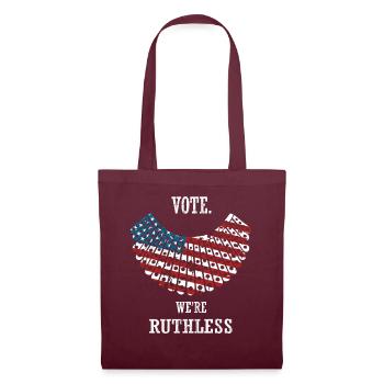 Women's Rights Vote We're Ruthless Human And Women - Tote Bag - burgundy - Front