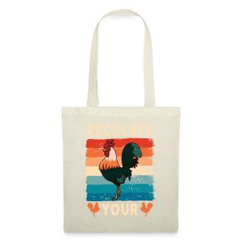 Régulez votre coq Pro Choice Féministe - Sac en tissu - nature - Devant