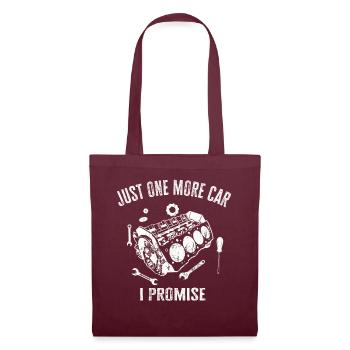Juste une pièce de voiture de plus que je promets - Sac en tissu - bordeaux - Devant