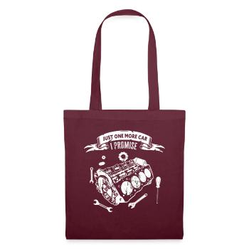 Juste une pièce de voiture de plus que je promets - Sac en tissu - bordeaux - Devant