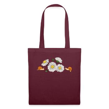 Marguerites Daisy Summer Daisies Flower Garden - Tote Bag - burgundy - Front