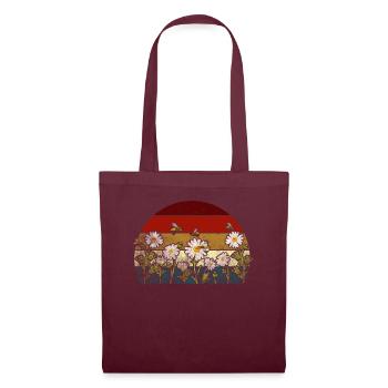 Marguerites Daisy Summer Daisies Flower Garden - Tote Bag - burgundy - Front