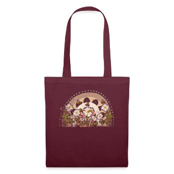 Marguerites Daisy Summer Daisies Flower Garden - Tote Bag - burgundy - Front