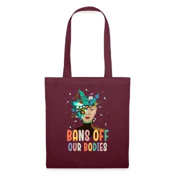 Bannir nos corps protéger la liberté Choisir les femmes - Sac en tissu - bordeaux - Devant
