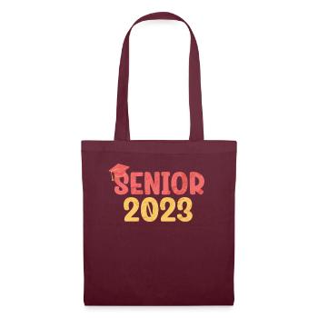 Senior 2023 Dabbing Dab de 2023 Seniors Graduation - Sac en tissu - bordeaux - Devant
