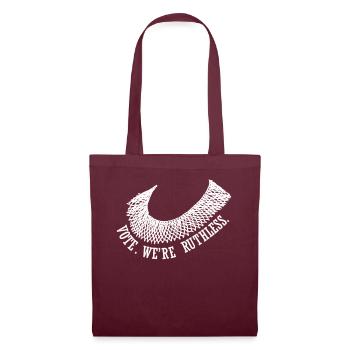 Women's Rights Vote We're Ruthless Human And Women - Tote Bag - burgundy - Front