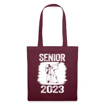 Senior 2023 Dabbing Dab de 2023 Seniors Graduation - Sac en tissu - bordeaux - Devant