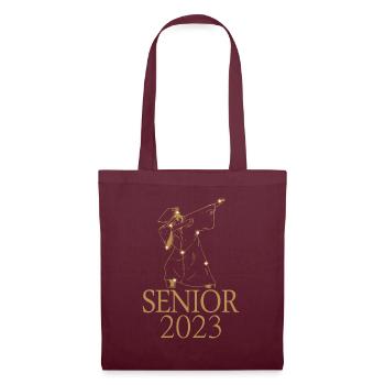 Senior 2023 Dabbing Dab de 2023 Seniors Graduation - Sac en tissu - bordeaux - Devant