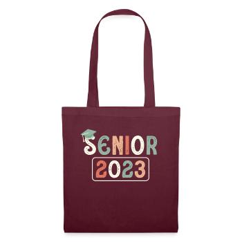 Senior 2023 Dabbing Dab de 2023 Seniors Graduation - Sac en tissu - bordeaux - Devant
