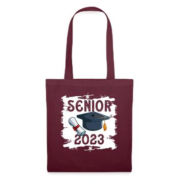 Senior 2023 Dabbing Dab de 2023 Seniors Graduation - Sac en tissu - bordeaux - Devant