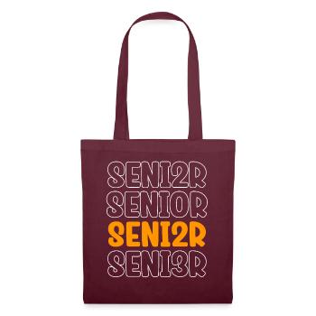 Senior 2023 Dabbing Dab de 2023 Seniors Graduation - Sac en tissu - bordeaux - Devant