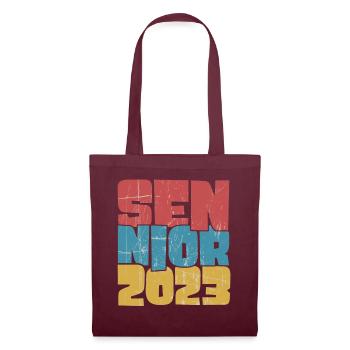 Senior 2023 Dabbing Dab de 2023 Seniors Graduation - Sac en tissu - bordeaux - Devant