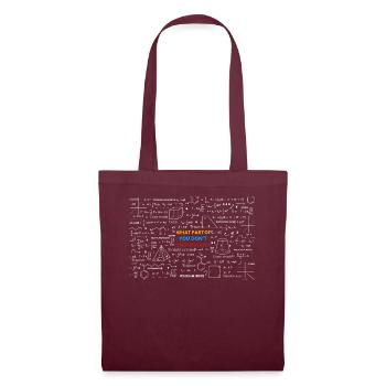 Quelle partie de Ne comprenez-vous pas - Sac en tissu - bordeaux - Devant
