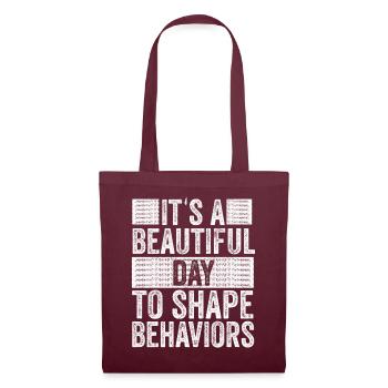 Beautiful Day Behavioral Shape Behaviors - Tote Bag - burgundy - Front