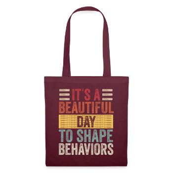 Beautiful Day Behavioral Shape Behaviors - Tote Bag - burgundy - Front