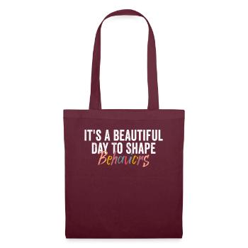 Beautiful Day Behavioral Shape Behaviors - Tote Bag - burgundy - Front