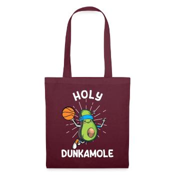 Holy Dunkamole Basketball Streetball Avocat - Sac en tissu - bordeaux - Devant