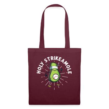 Holy Strikeamole Baseball Softball Avocat - Sac en tissu - bordeaux - Devant