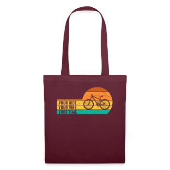 VTT Votre Balade Your Vibe Votre Temps - Sac en tissu - bordeaux - Devant