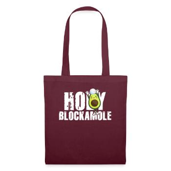 Heilige Blockamole Volleyball Avocado - Stoffbeutel - Burgunderrot - Vorne