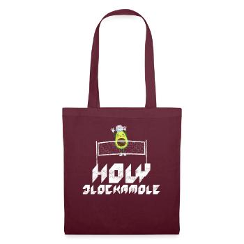 Heilige Blockamole Volleyball Avocado - Stoffbeutel - Burgunderrot - Vorne