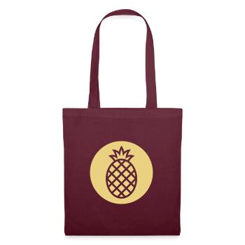 pineapple - Tote Bag - burgundy - Front