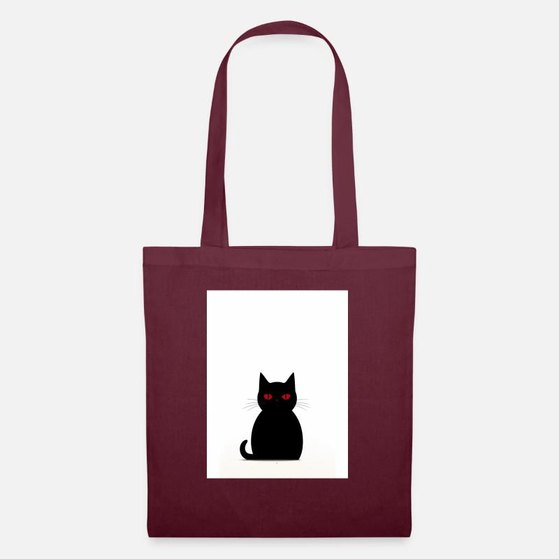 Attention - Sac en tissu - bordeaux