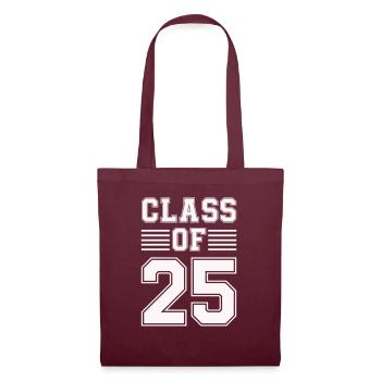 class of 25 - Stoffbeutel - Burgunderrot - Vorne
