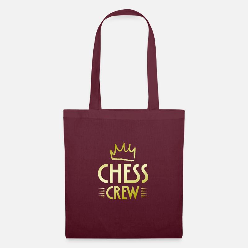 Chess Crew - Stoffbeutel - Burgunderrot