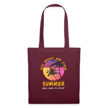 Summer shirt - Stoffbeutel - Burgunderrot - Vorne