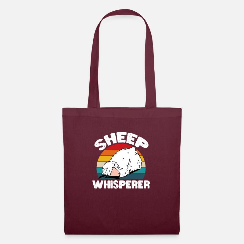 Sheep Whisperer - Stoffbeutel - Burgunderrot