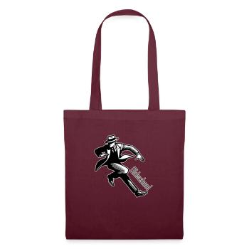 1930s Gentleman - Oldschool Design - Tote Bag - burgundy - Front