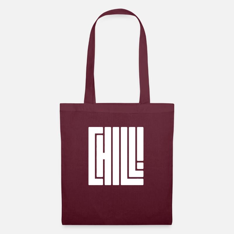 Chill - Tote Bag - burgundy