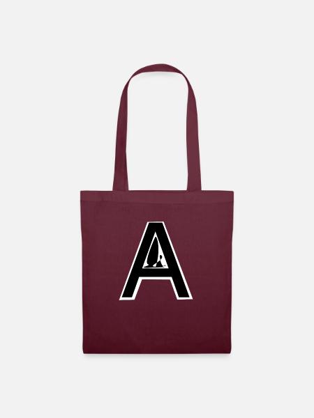 A - Stoffbeutel - Burgunderrot