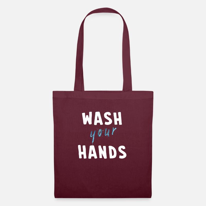 Wash - Tote Bag - burgundy