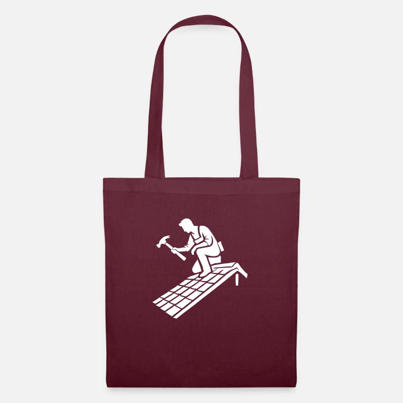 roofer - Tote Bag - burgundy