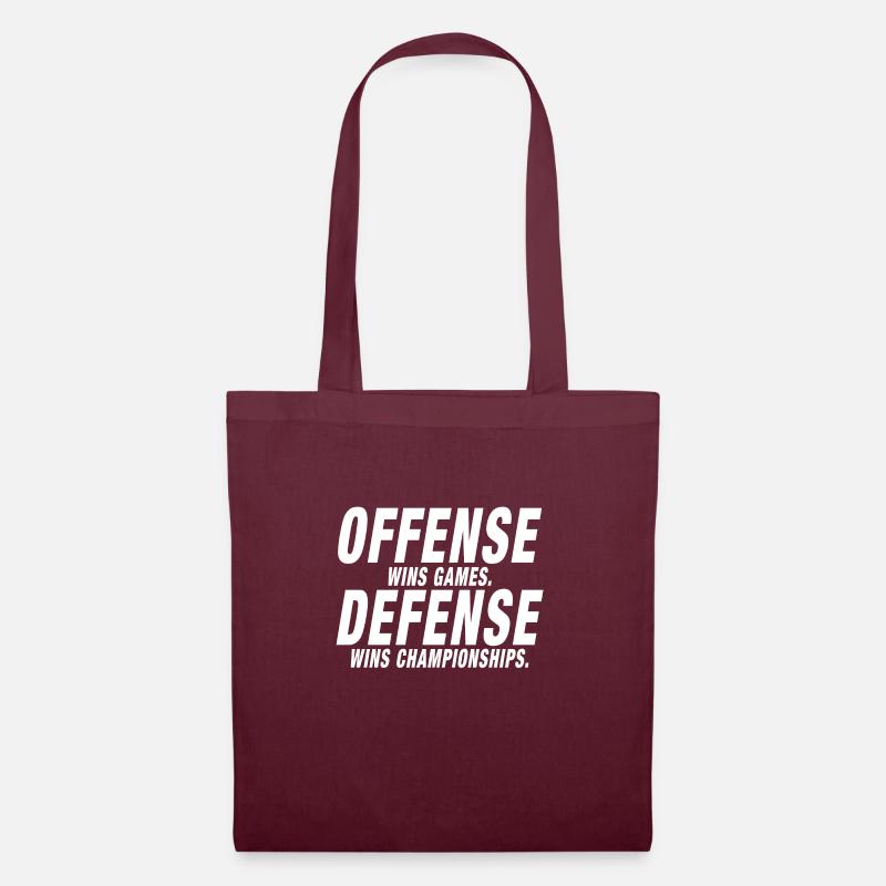 Offense Defense Championship - Stoffbeutel - Burgunderrot