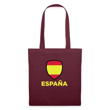 Drapeau national d'Espagne - Sac en tissu - bordeaux - Devant