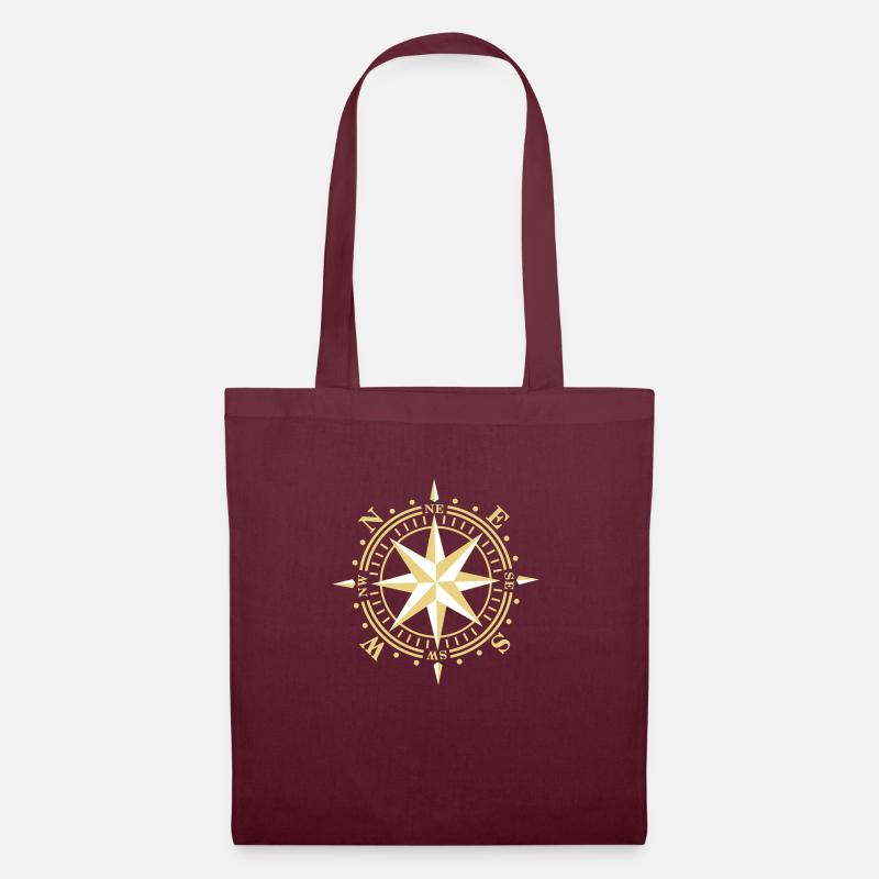 wind rose - Tote Bag - burgundy