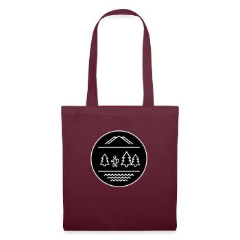wander - Tote Bag - burgundy - Front