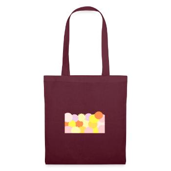 BONHEURS-MUG - Sac en tissu - bordeaux - Devant
