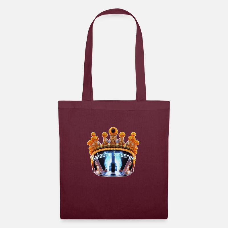 Galactic Emperor - Tote Bag - burgundy