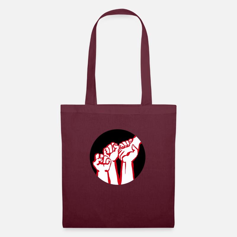 fists2a - Tote Bag - burgundy